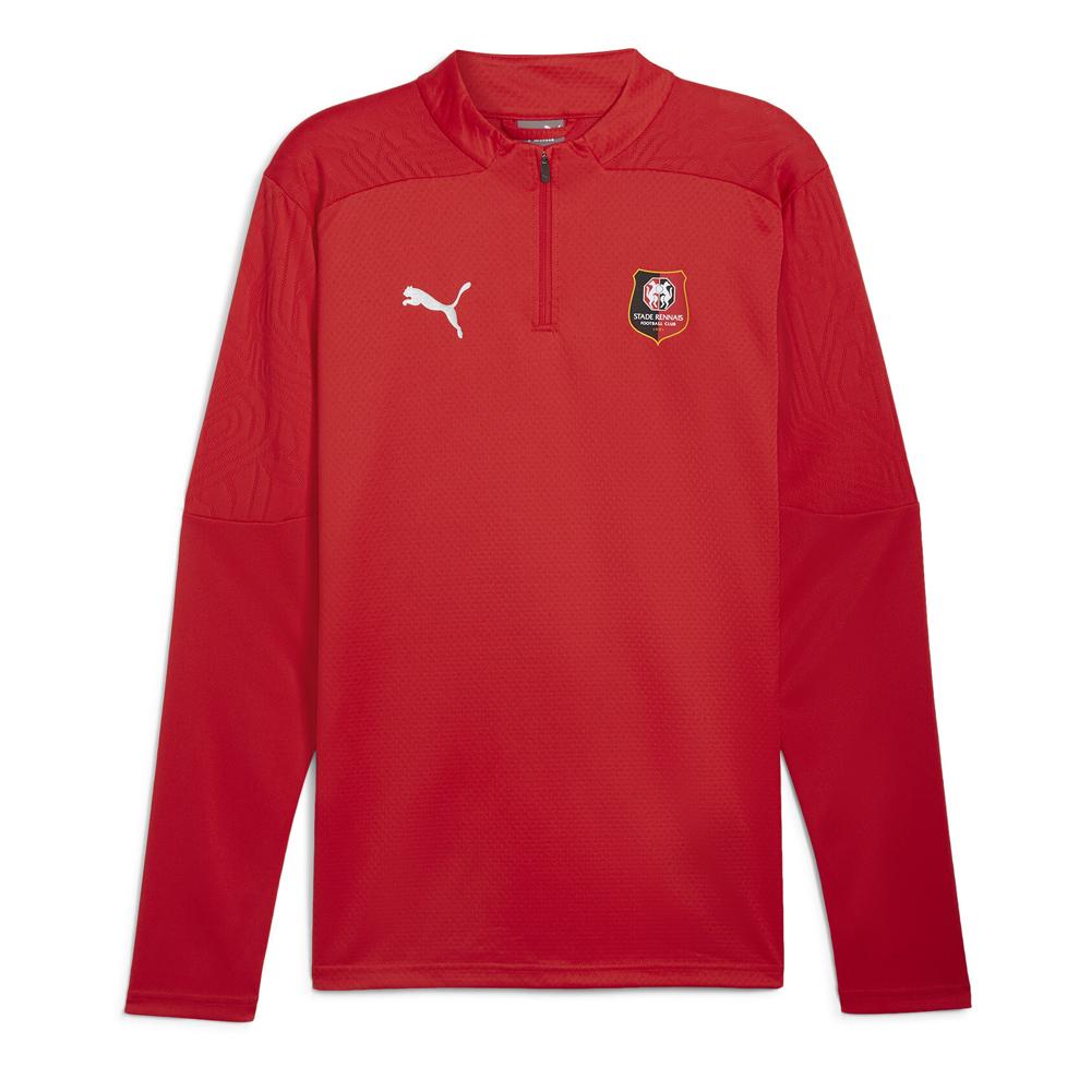 Puma Stade Rennais Sweat 1/4 Zip Homme Puma 2024/2025