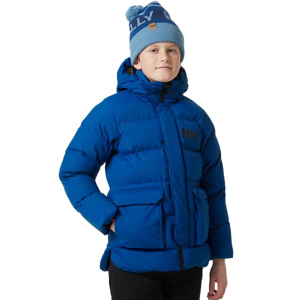 Veste HELLY HANSEN JR URBAN PUFFY PARKA DEEP FJORD