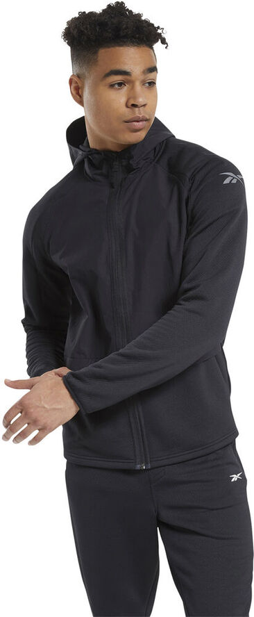 Reebok Speedwick Full-Zip Hættetrøje Sort