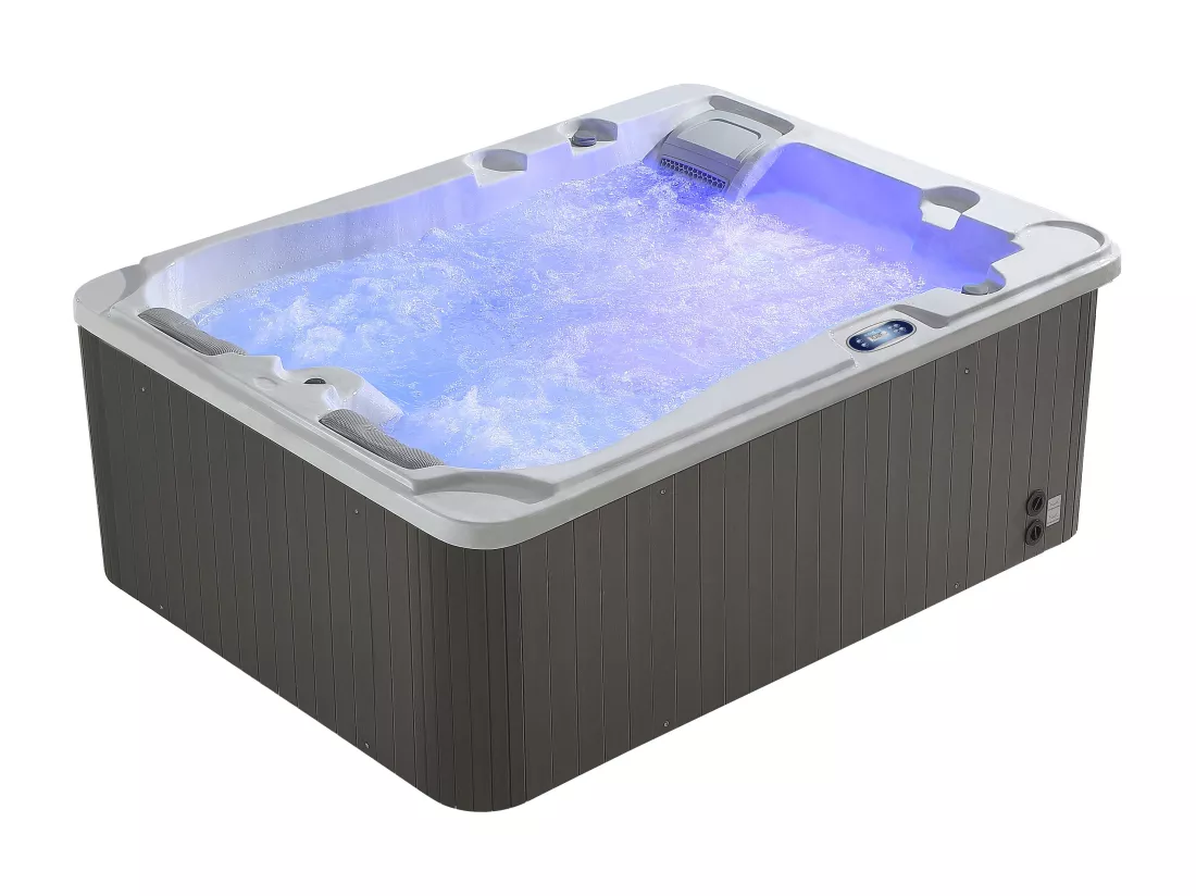 SPA 3 places blanc perlé - 65 jets - L210 x P158 x H73 cm - Système BALBOA - FIDJI VI