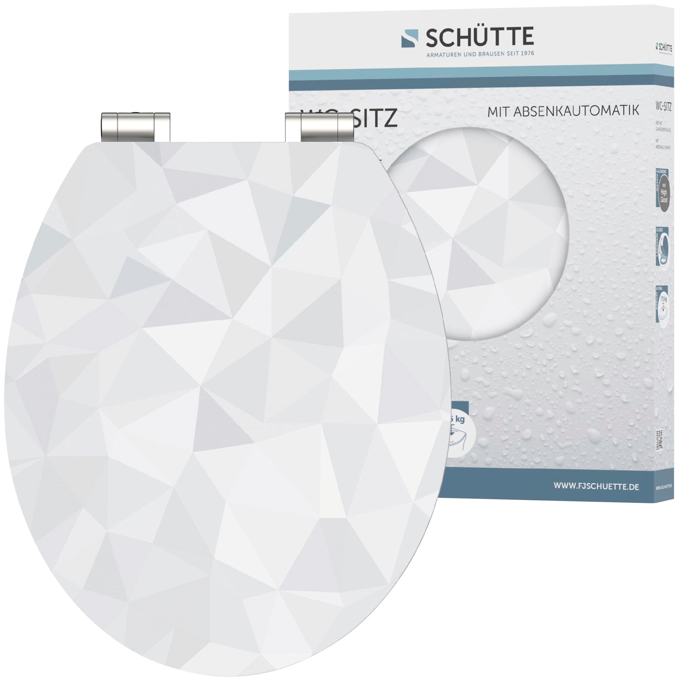 Schütte WC-Sitz »Diamond« High Gloss mit MDF Holzkern, mit Absenkautomatik
