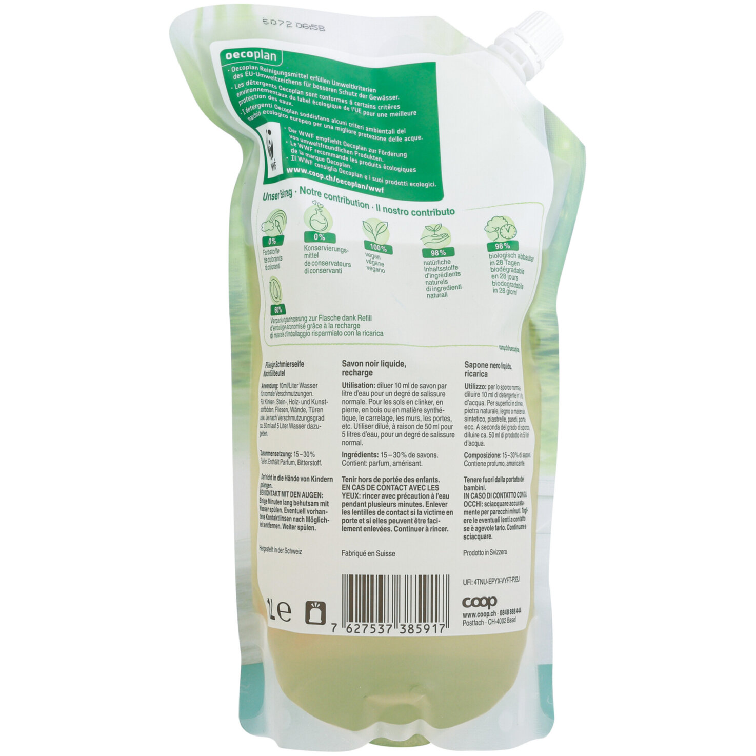 Oecoplan Schmierseife Refill