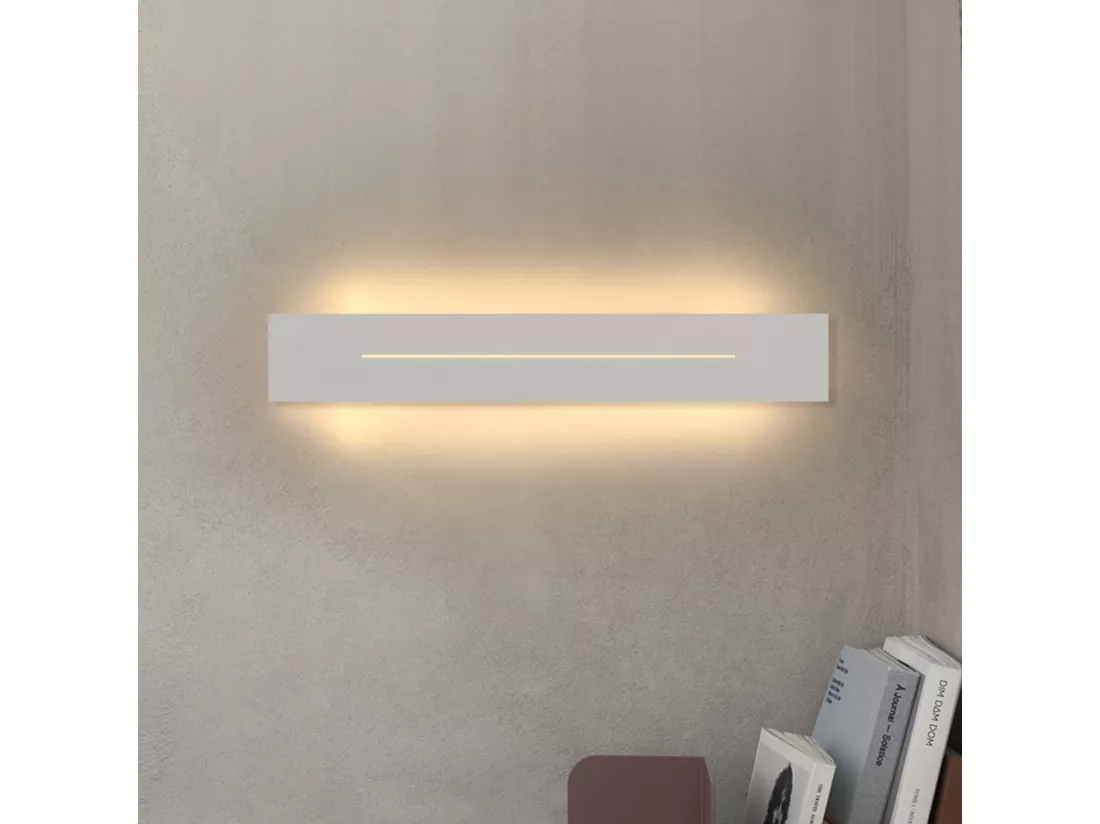 NETTLIFE applique murale LED intérieur 30CM applique moderne blanc chaud 8W éclairage mural