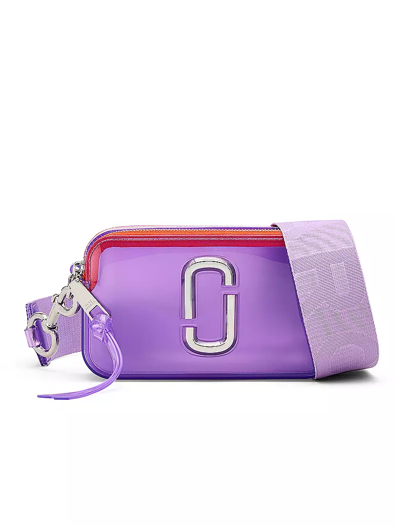 MARC JACOBS Ledertasche - Mini Bag THE SNAPSHOT  lila