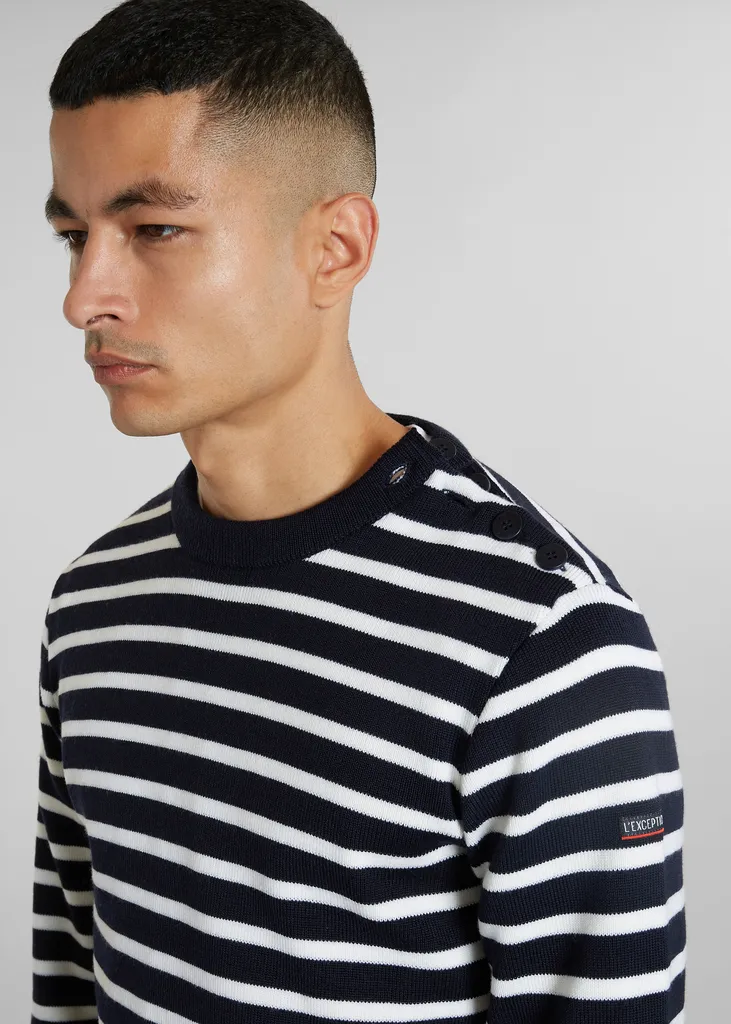 Pull marin collaboration 10 ans L'Exception x Armor-Lux L'Exception Paris