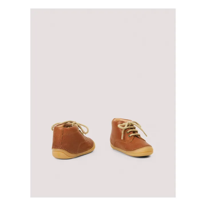 Petit Nord Baskets Lacets Bootie | Cognac