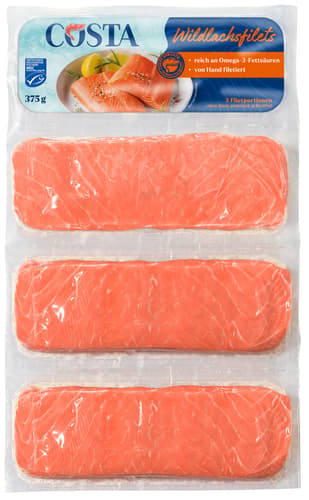 Costa MSC Wildlachsfilets im Frischepack