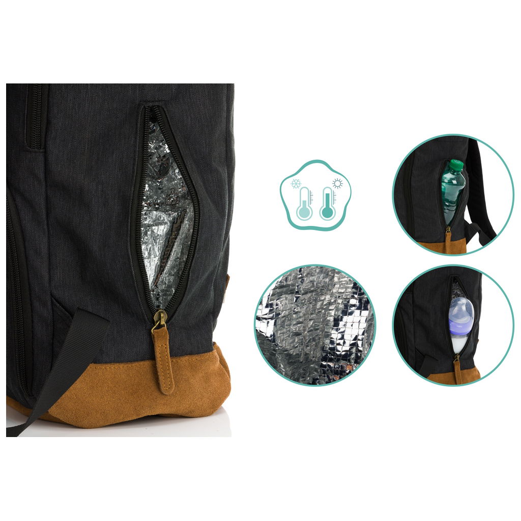fillikidfillikid   Berlin Wickelrucksack schwarz melange