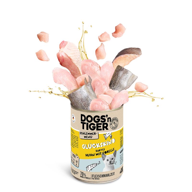 Lot Dogs'n Tiger Menu gourmet 12 x 400 g