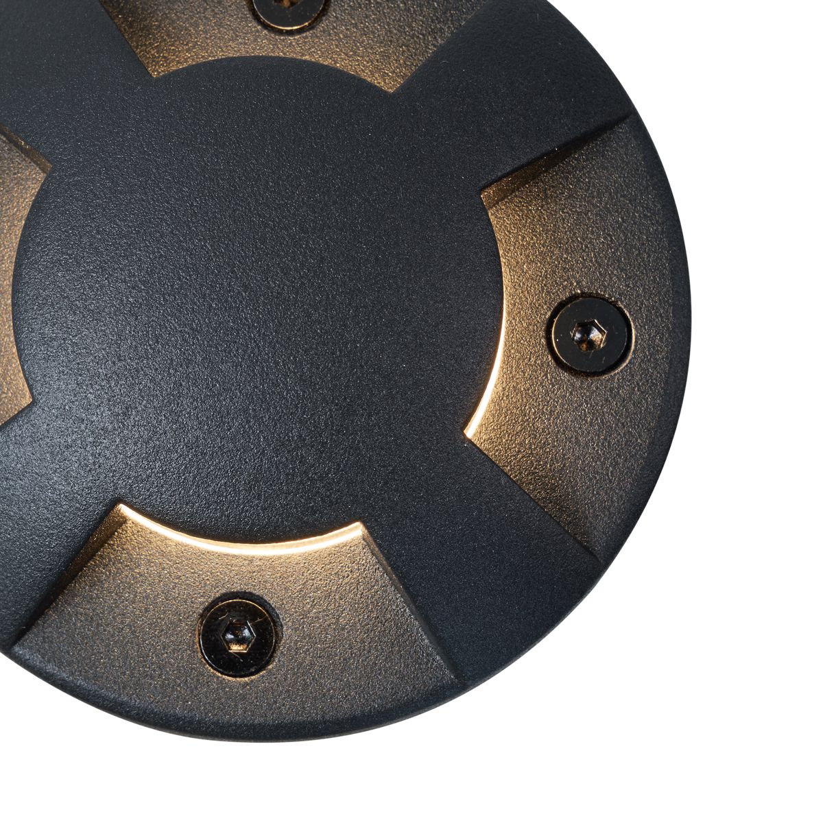 Moderne grondspot zwart GU10 50mm 4-lichts effect IP65 - Cellar