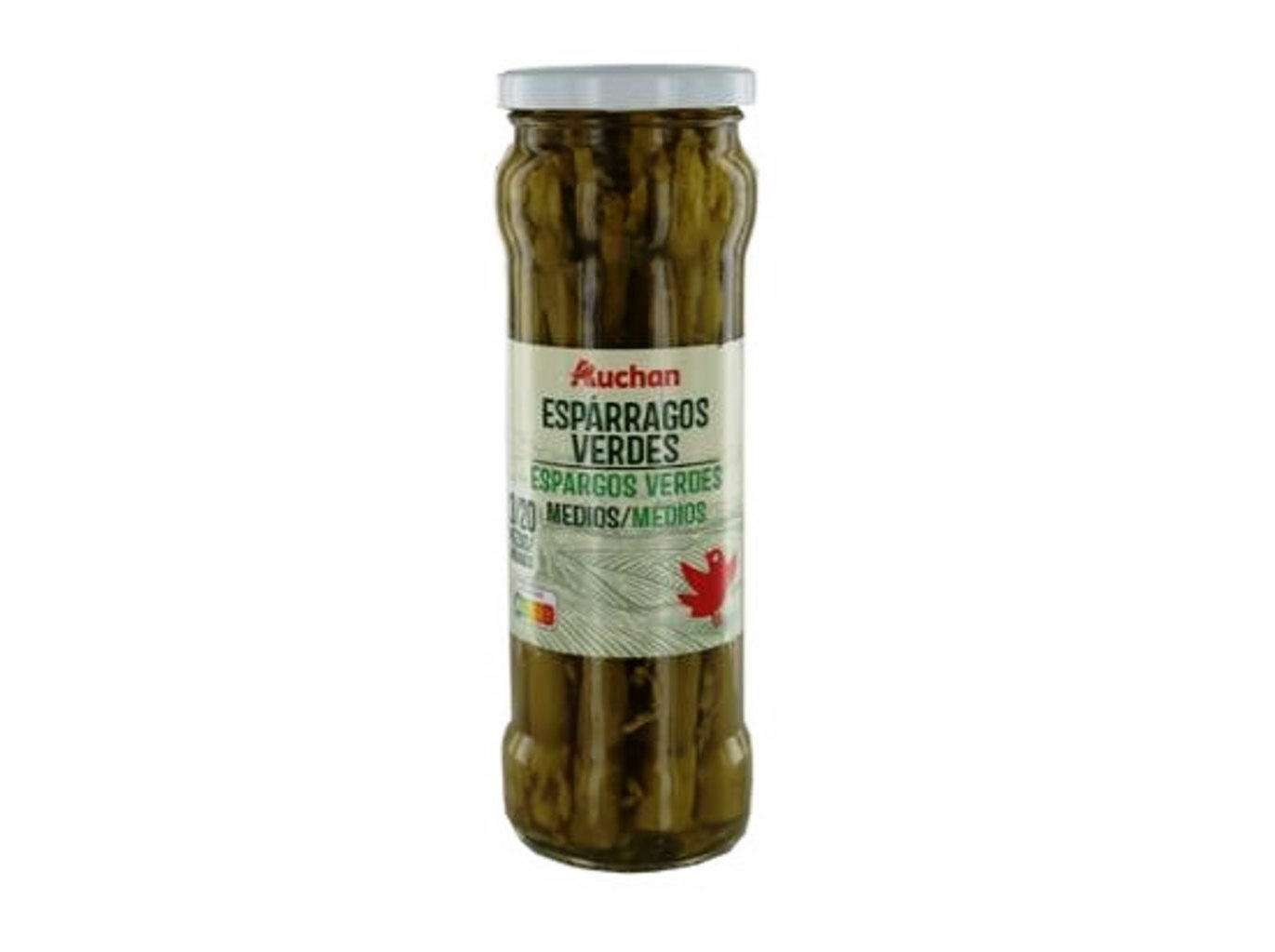 ESPARGOS VERDE AUCHAN 13/20 MÉDIO 330(185)G
