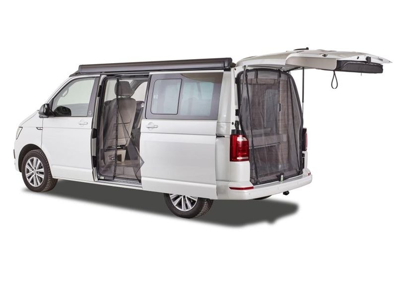 Van Quito Schiebetürenmoskitonetz, Magnet RV, fine-mesh, li Schiebetürenmoskitonetz Magnetreissverschluss, VW T7, Maschenweite Standard, Fahrerseite (links)