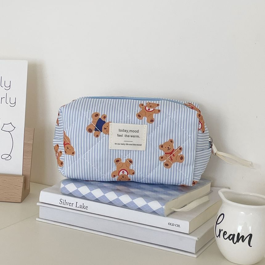 ZenlyHabit - Clutch / make-uptas van berenstof (verschillende ontwerpen)
