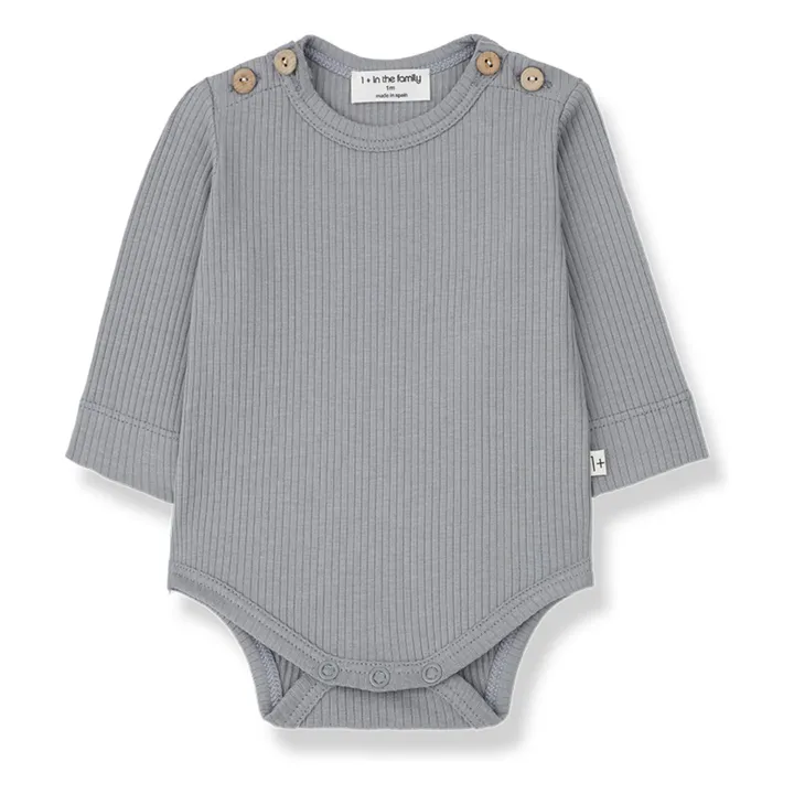 1+ in the family Body Aram Côtelé | Gris galet