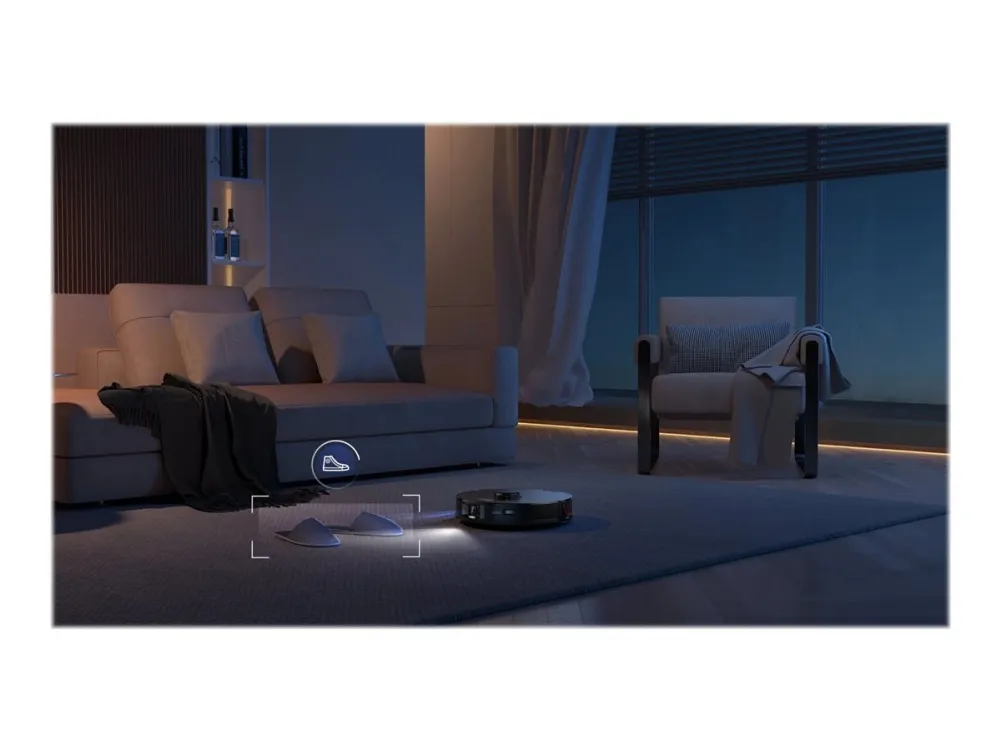 [OUTLET] - Roborock S7 MaxV Ultra - Støvsuger - robotstyret - uden pose - 74 W - sort inkluderet oplader