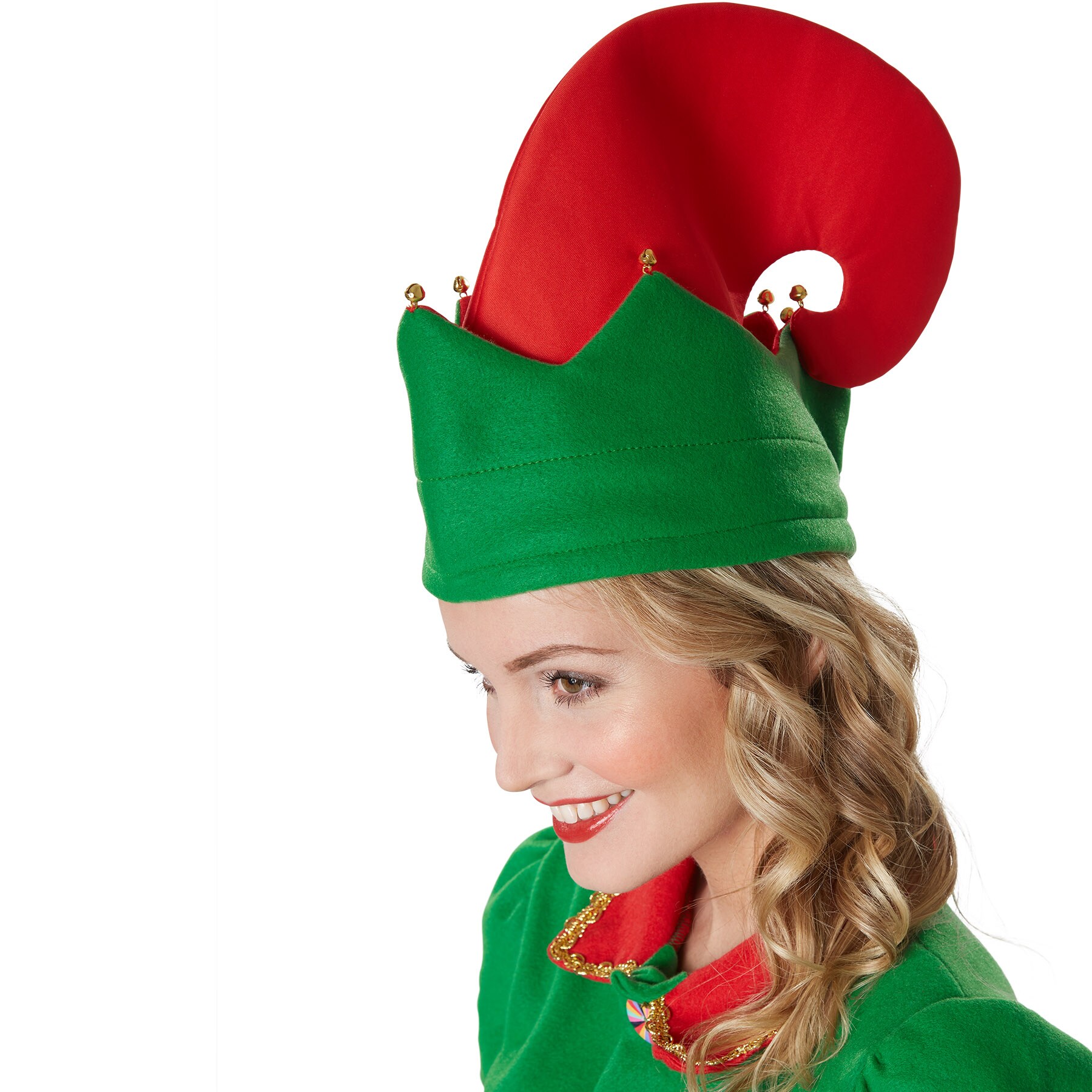 tectake® Frauenkostüm Fleißige Weihnachtselfe