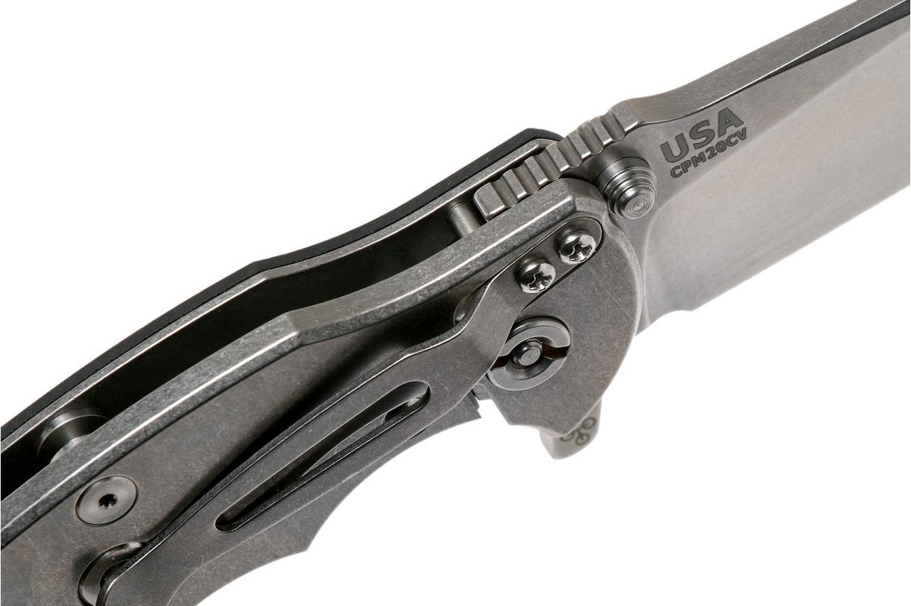 Rick Hinderer Jurassic Slicer Black G10 CPM 20CV zakmes