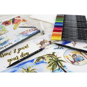Feutre double Artist Color Dual Brush Pen