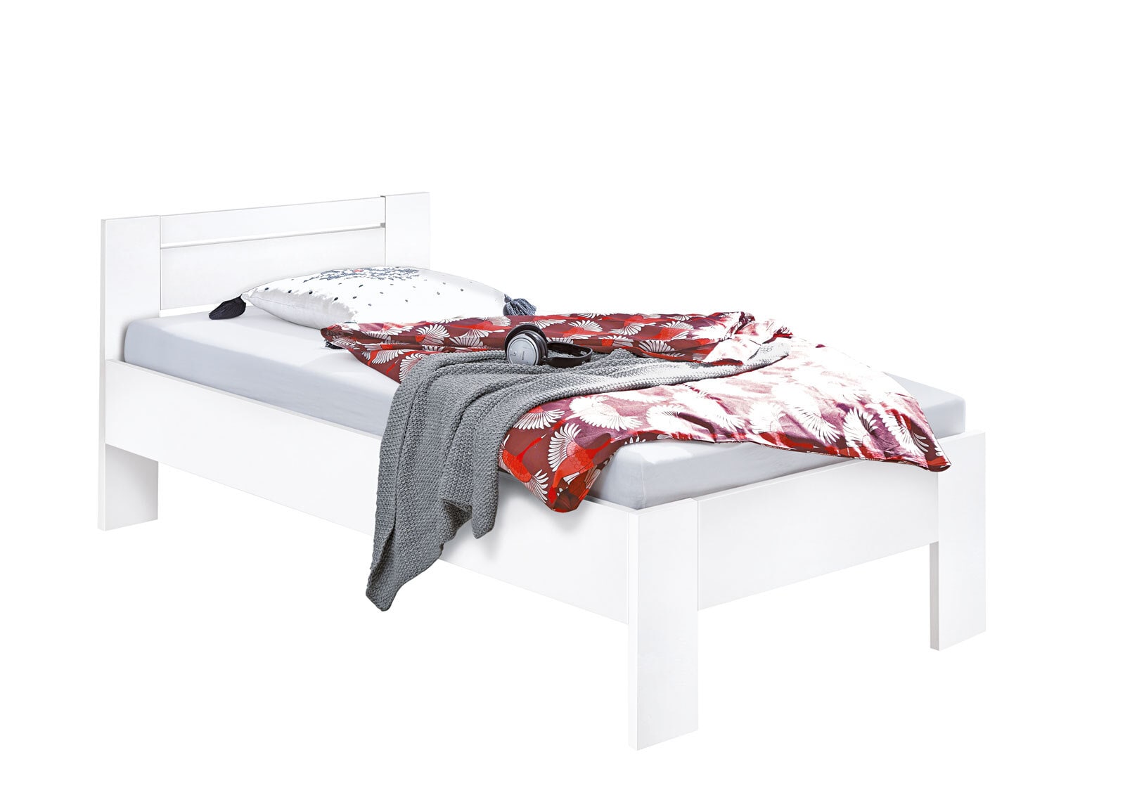 Futonbett Lara Eiche Sonoma Nachbildung ca. 90 x 200 cm