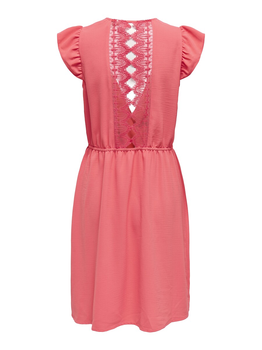 SOMENTE<br>Vestido curto com mangas curtas