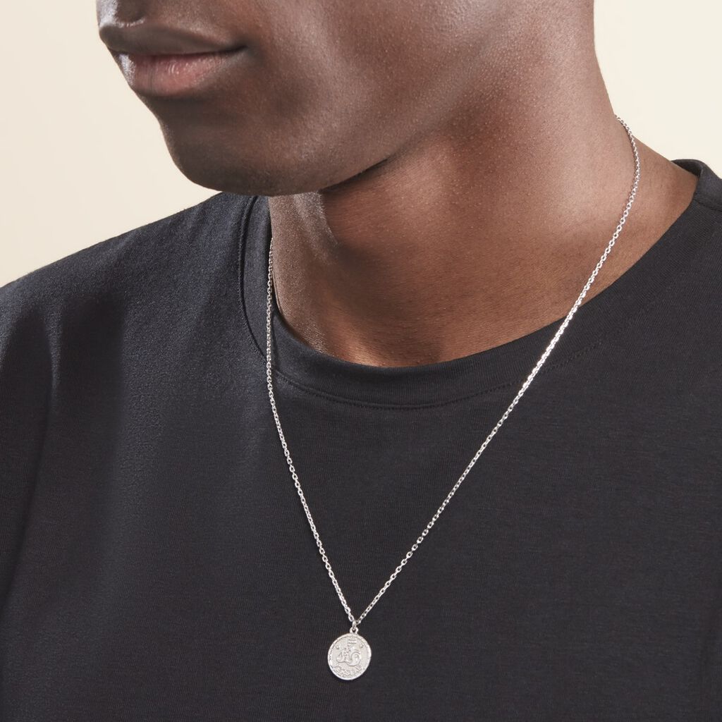Collier Argent Blanc Hosni