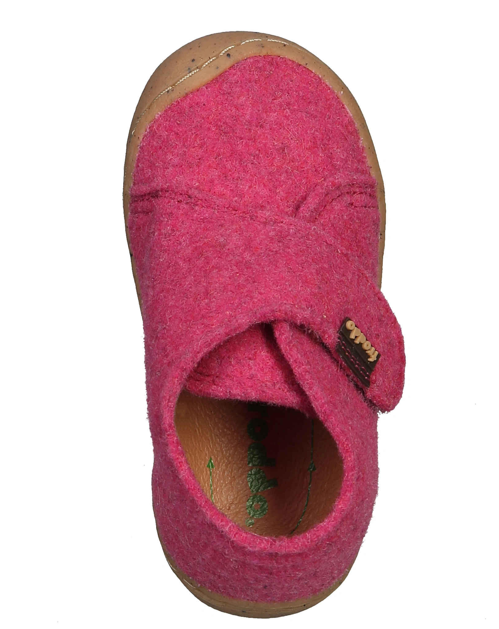 Klett-Hausschuh MINNI WOOLY in fuxia