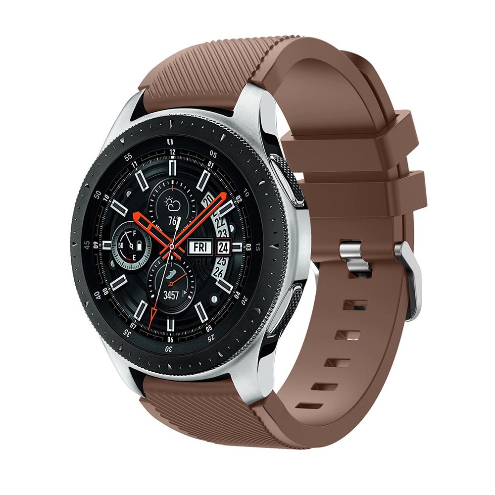 Huawei Watch GT Active (46mm) Ersatz Silikon Grip Sportarmband - Braun