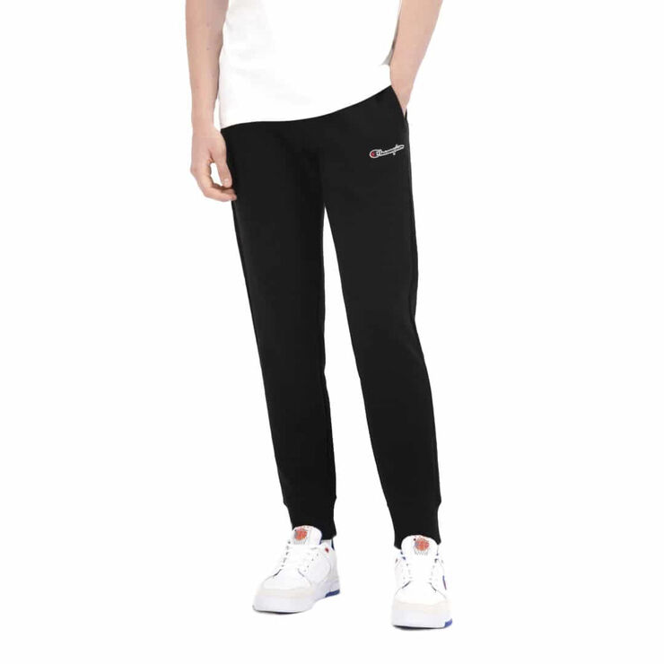 Champion ELASTIC CUFF PANTS Black beauty