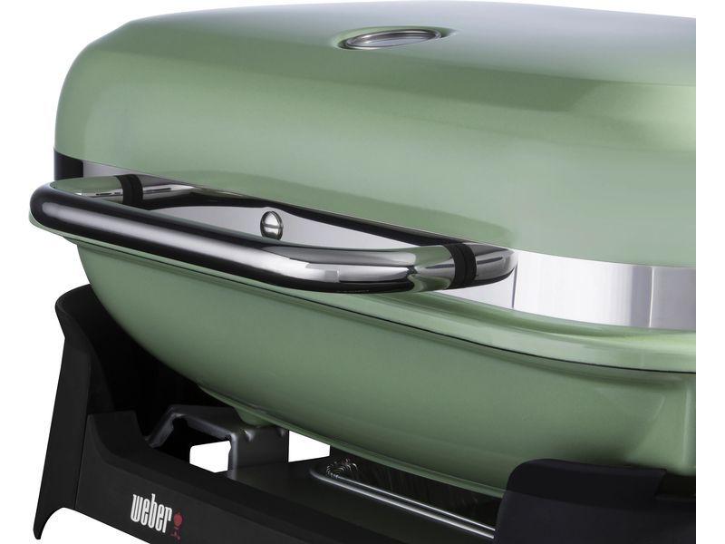 Weber Elektrogrill Lumin, Grün Mobiler Elektrogrill