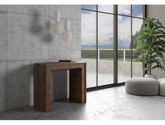 ITAMOBY - Console extensible mia 90x42/198cm noyer