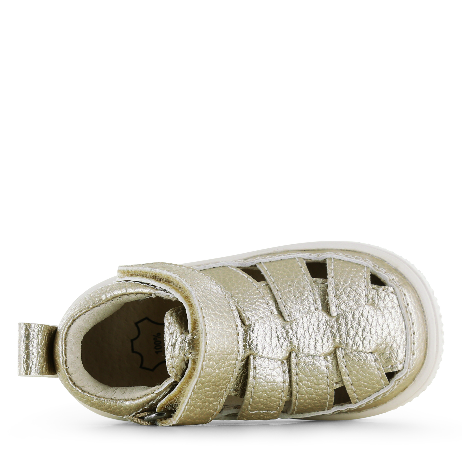 Shoesme gouden sandaaltje Metallic, Microfiber leer | Meisjes schoenen