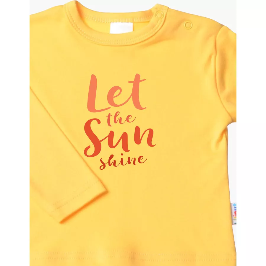 Liliput Langarmshirt Let The Sun gelb