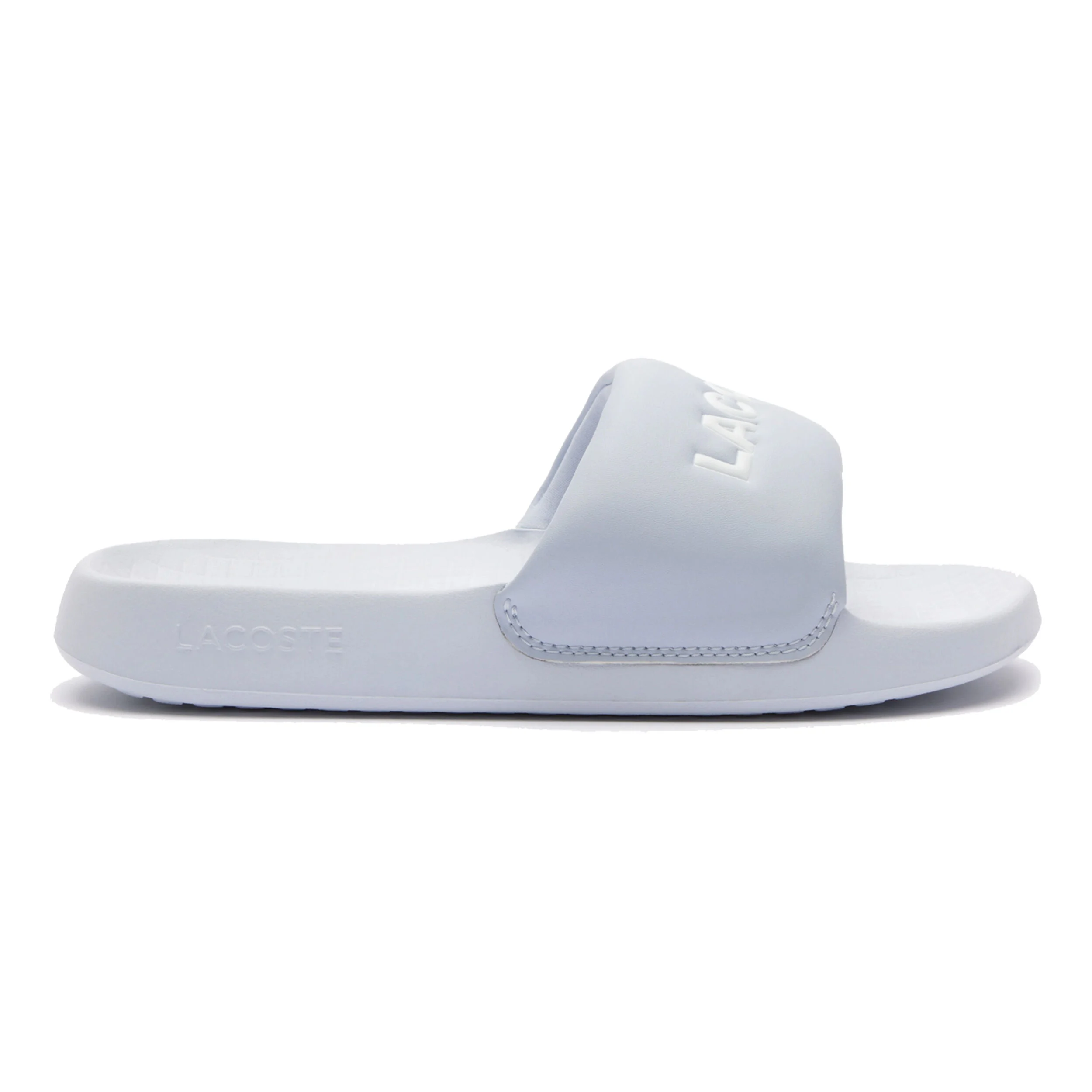 Lacoste Serve Slide 1.0 Tongs Femmes - Bleu Clair