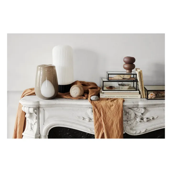 Broste Copenhagen Vase en verre Ada | Gris taupe