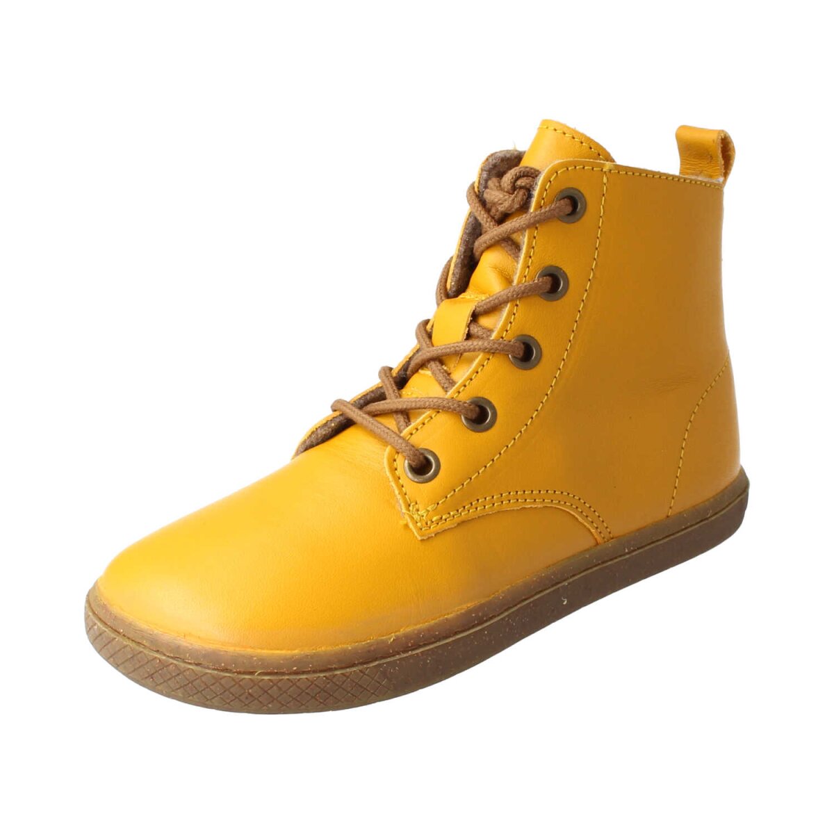 B42150-F44 HAPPY-FEET bio nappamustardwoolfleece laces Weite/M