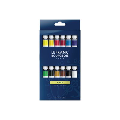 Lefranc & Bourgeois - 12 Peinture à l'huile - 10 ml