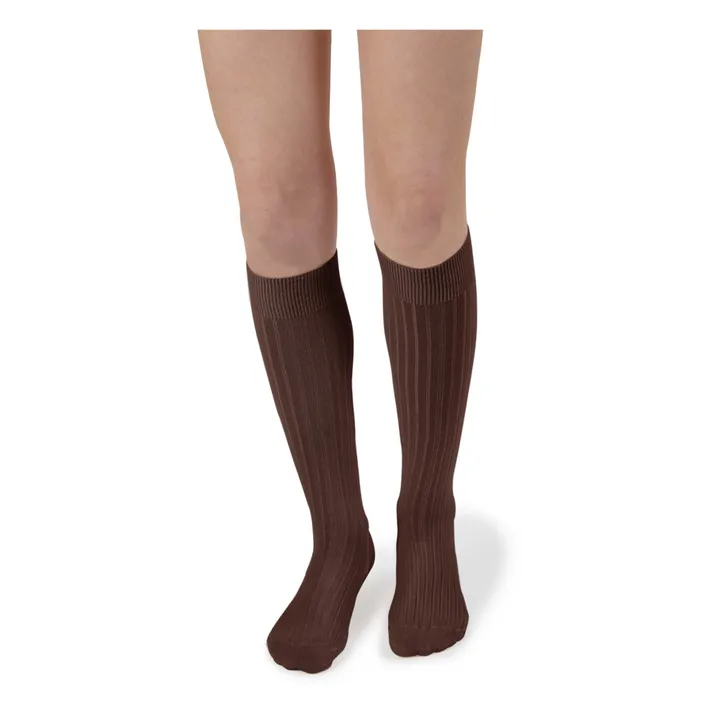 Collégien Chaussettes La Haute | Marron