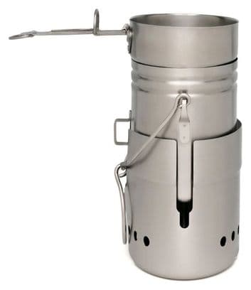 Système de cuisson Pathfinder set de cuisson suédois en acier inoxydable-3 pièces
