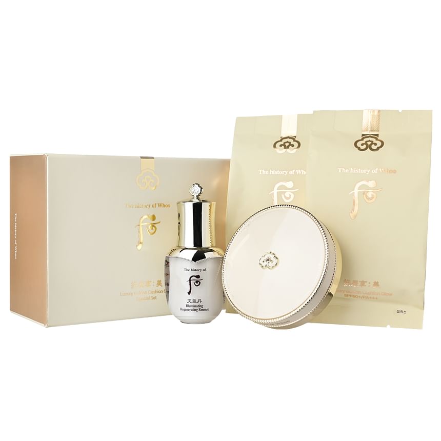 THE WHOO - Gongjinhyang Mi Luxe Gouden Kussen Glow Speciale Set - 2 Kleuren