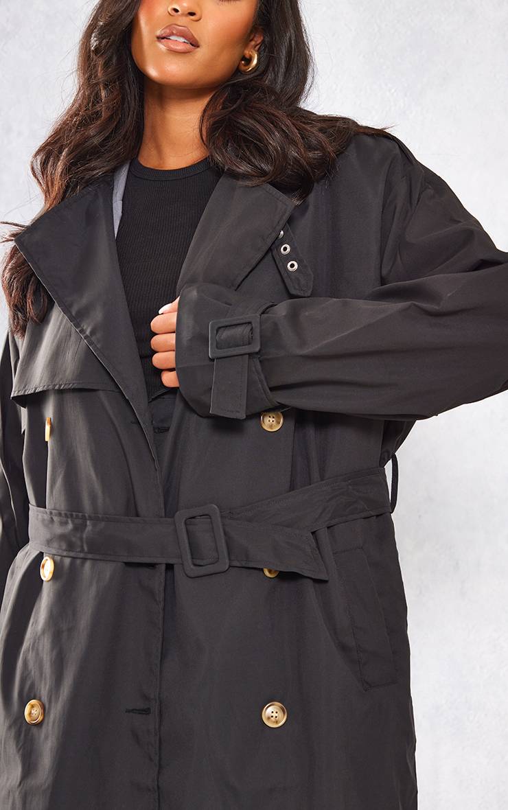 Trench Mi-long Oversize Ceinturé Tall