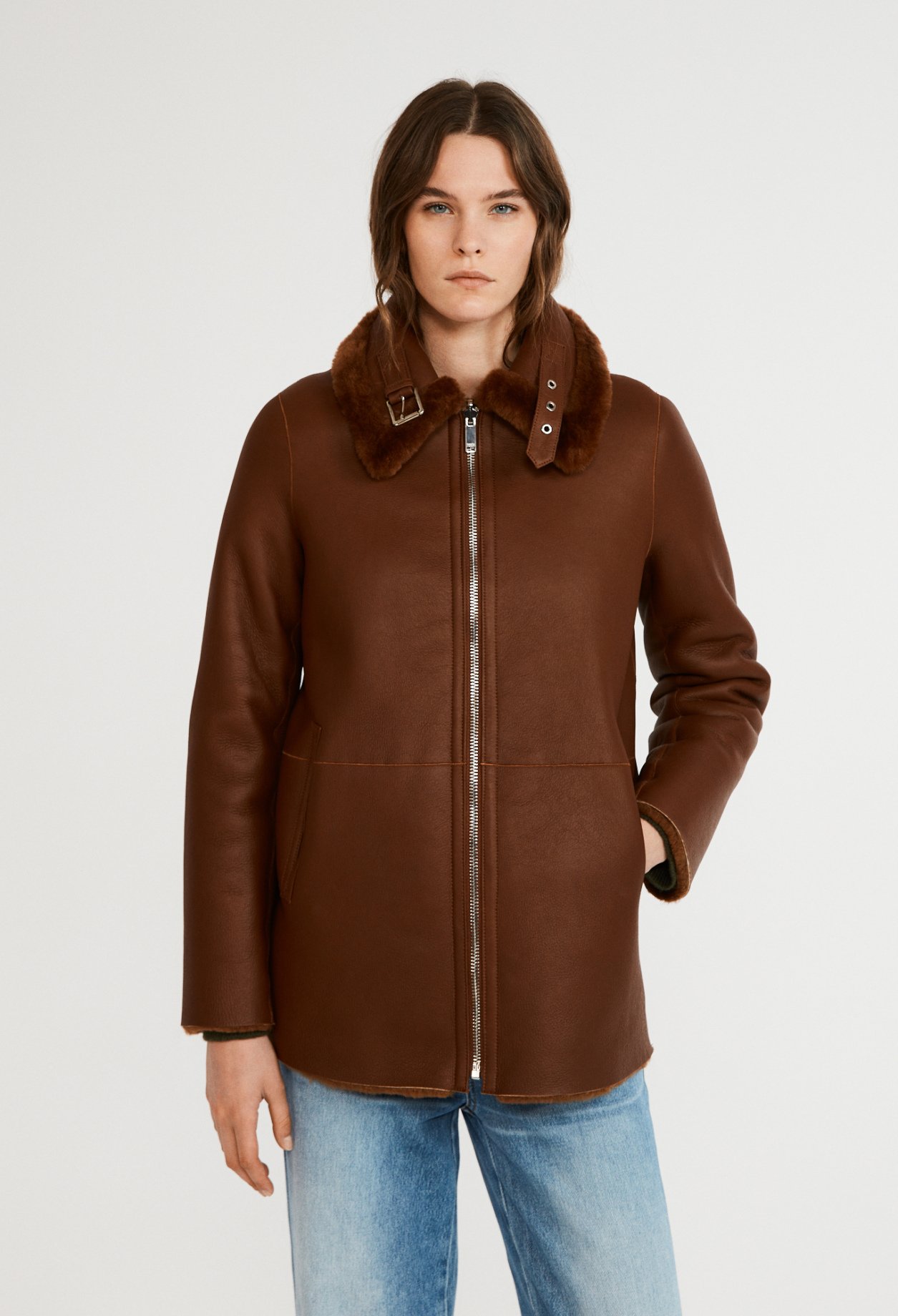 Manteau zippe