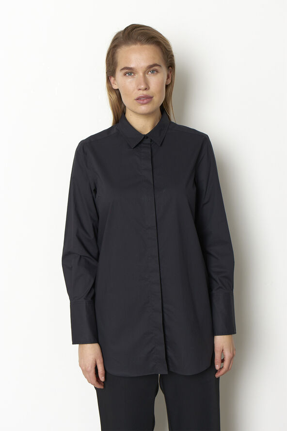 Second Female Larkin LS Classic Shirt Black
