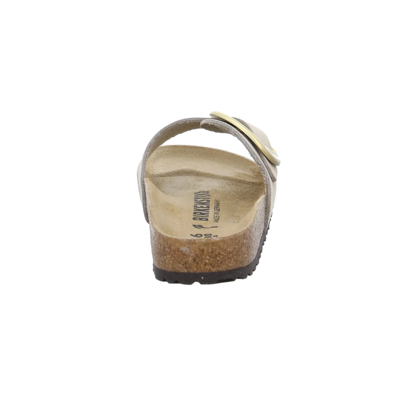 BIRKENSTOCK Bio-Fussbett Beige Leder