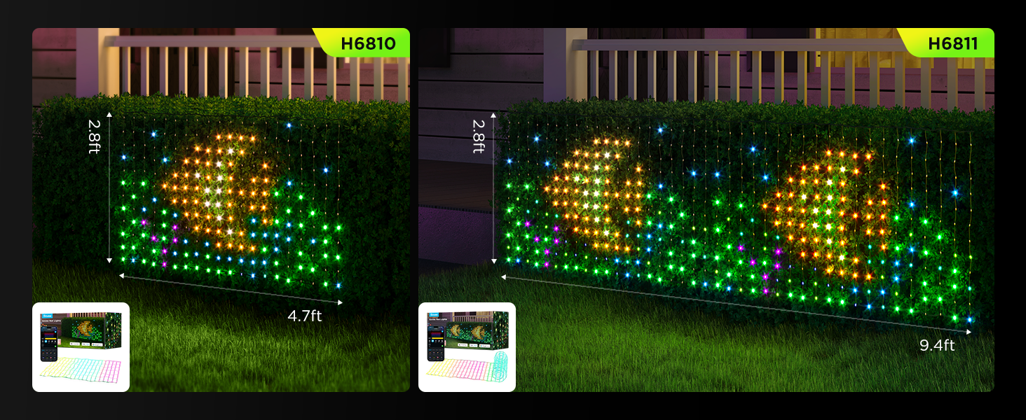Govee LED Net Lights – Skab en betagende og ensartet belysning til dit udendørsområde