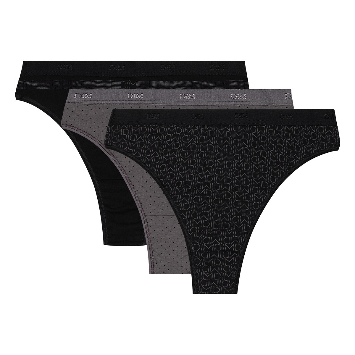 DIM<br>Conjunto de 3 cordas Les Pockets Coton