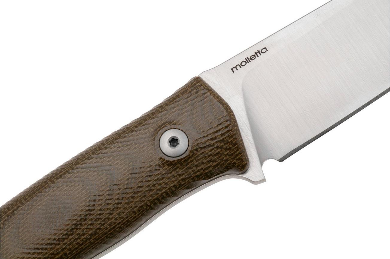 LionSteel M4-CVG M390, green canvas micarta