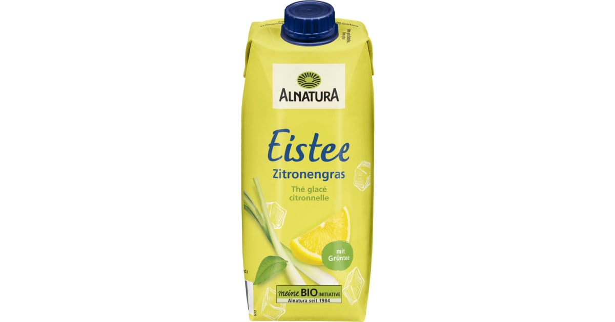 Alnatura Bio Eistee Zitronengras (Einweg)
