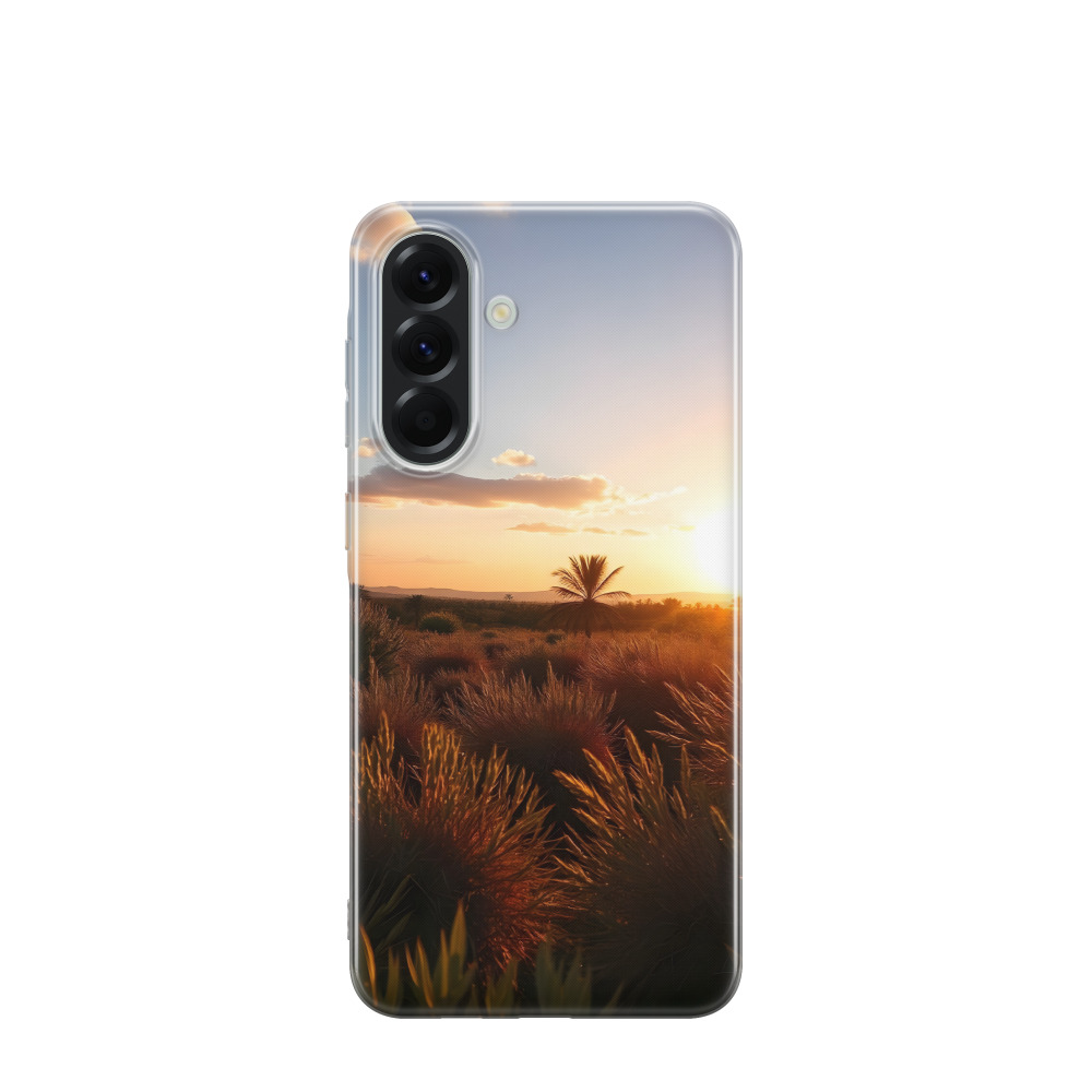 Samsung Galaxy A56 Gummi Hülle Sommer Abendsonne - Bronze