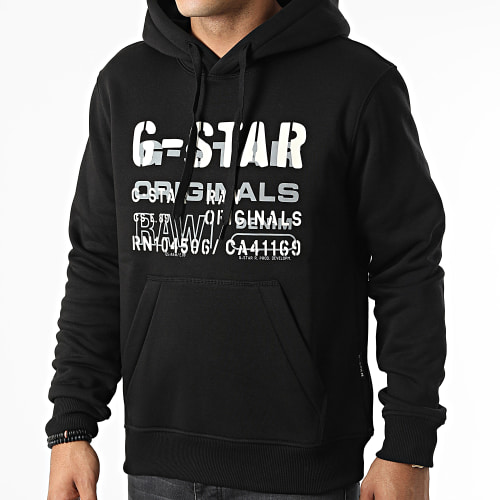Sweat Capuche Multi Layer Originals D22232-A971 Noir