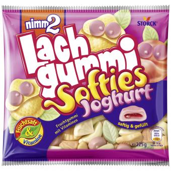 Storck Nimm2 Lachgummi Softies Joghurt 225g MHD:30.7.25